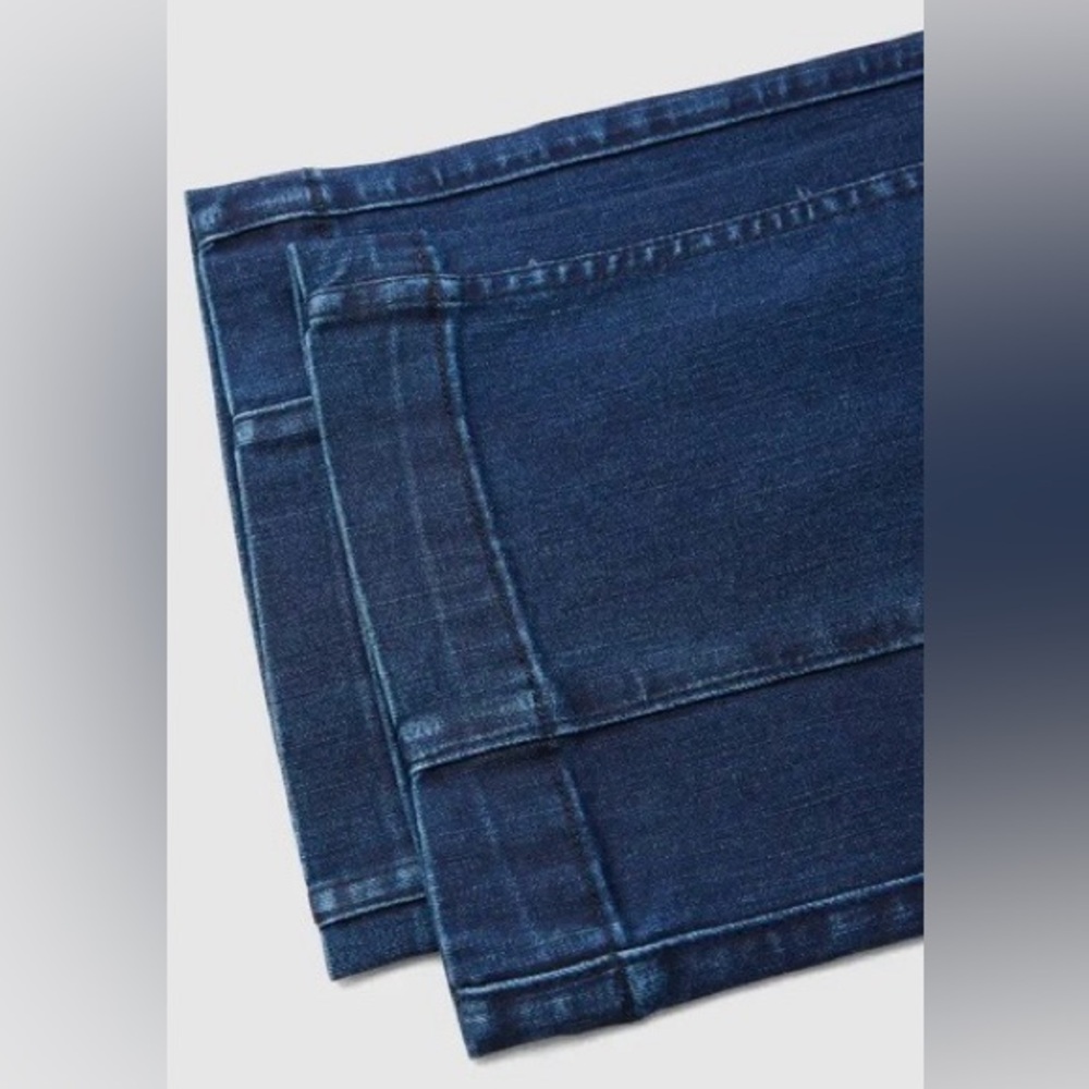 Flamingals Wash Seam Front High Rise Straight Leg Jeans Size Large NWT - Picture 10 of 13